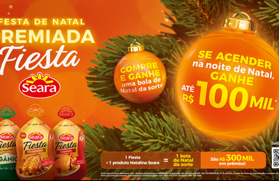 Seara cria bolas de Natal da sorte que acendem na hora da ceia com prêmios de até R$ 100 mil