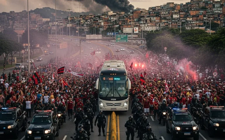 AeroFla terá cinturão de policiamento, diz coronel da PM, em clima tenso na Maré