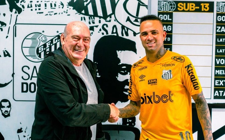 Luan gera entusiasmo em Lisca e pode estrear pelo Santos no final de semana