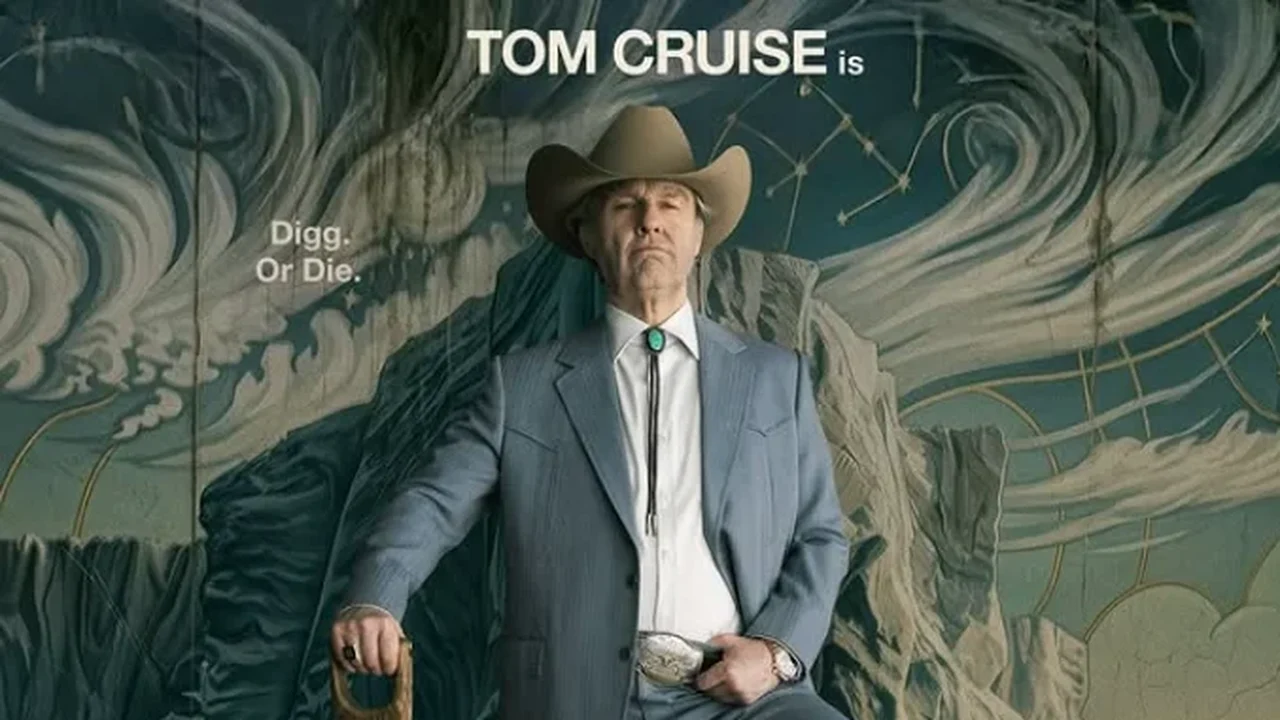 Tom Cruise surge irreconhecível em trailer de 'Digger'