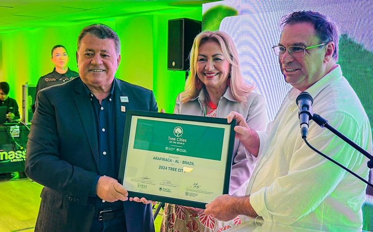 Arapiraca é destaque no 1° Simpósio das Cidades Brasileiras Árvores do Mundo em João Pessoa