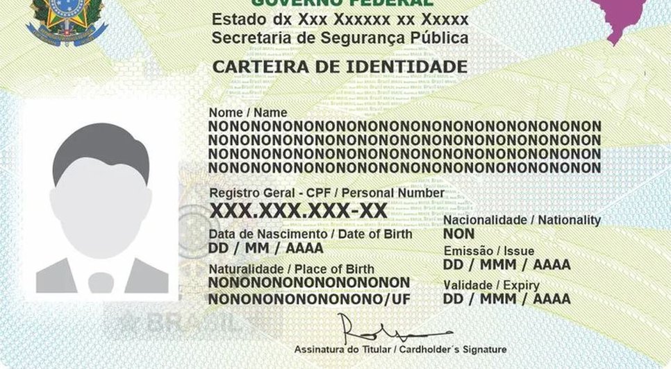 nova-identidade / Foto: Foto: SSP/Divulgação