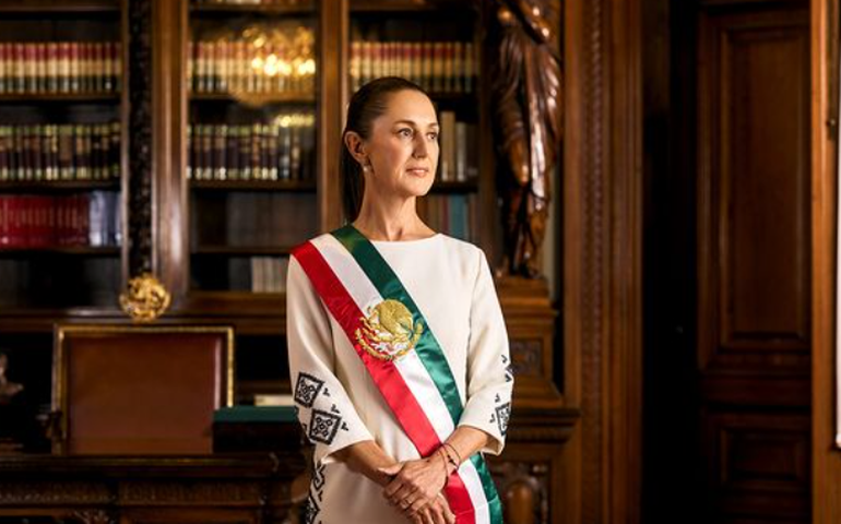 Como a presidente do México se prepara para as promessas de Trump sobre imigração e drogas?