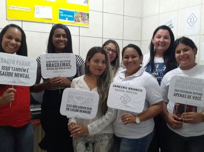 Janeiro Branco: ambulatório de Saúde Mental de Luziápolis realiza ações