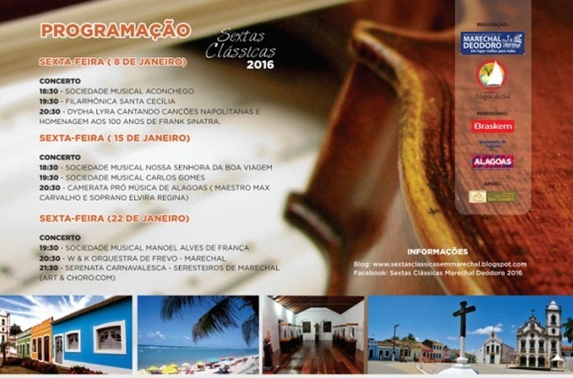 Projeto leva cultura e arte para turistas e moradores em Marechal Deodoro