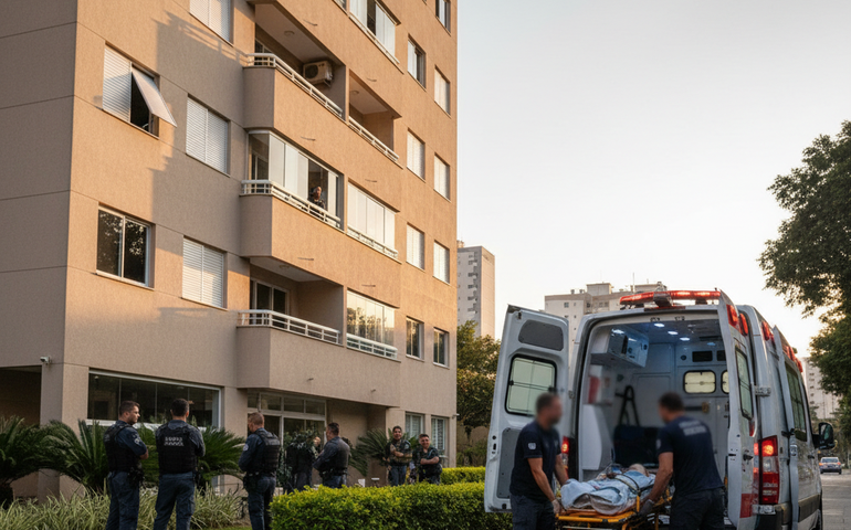 Criança de 4 anos sobrevive após cair do 10º andar em Ribeirão Preto