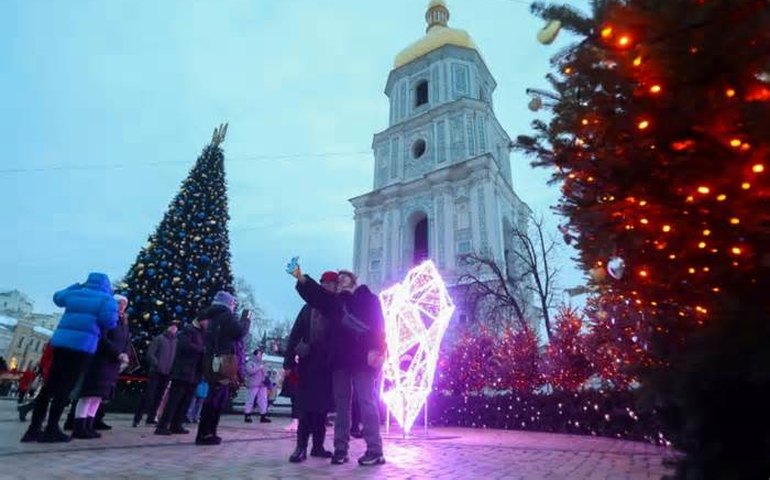 Ucranianos antecipam Natal e quebram tradição ortodoxa russa; veja fotos 