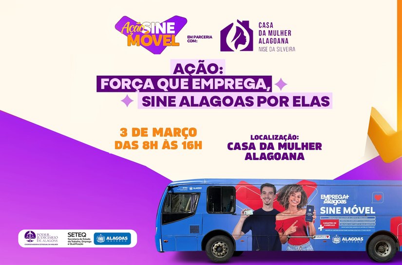 Casa da Mulher Alagoana recebe ação para viabilizar empregos a mulheres