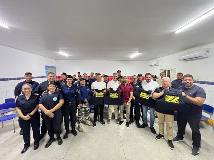 Prefeitura de São Miguel dos Campos fortalece Guarda Municipal com novos equipamentos de segurança e tecnologia