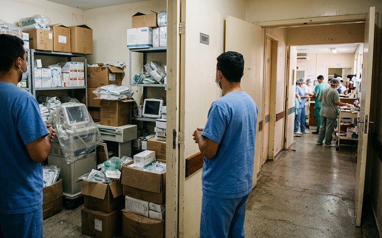 Descoberta da 'Sala 80': HGV tinha local com equipamentos guardados enquanto equipes improvisavam atendimento, mostra sindicância