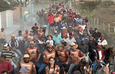 1ª Cavalgada do Povo em Monteirópolis foi recorde de público