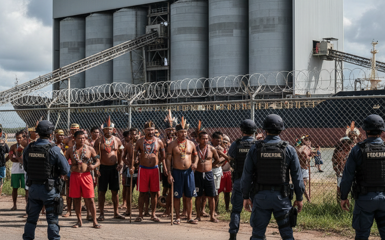 Justiça nega analisar pedido da Cargill para retirada de indígenas de porto em Santarém