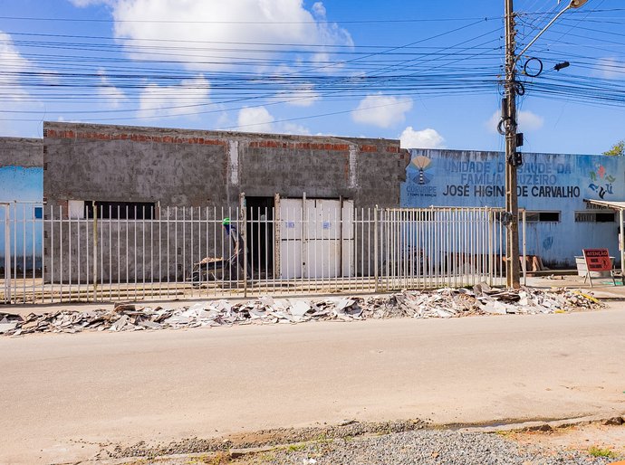 Prefeitura de Coruripe inicia reforma da UBS José Higino de Carvalho no Alto do Cruzeiro