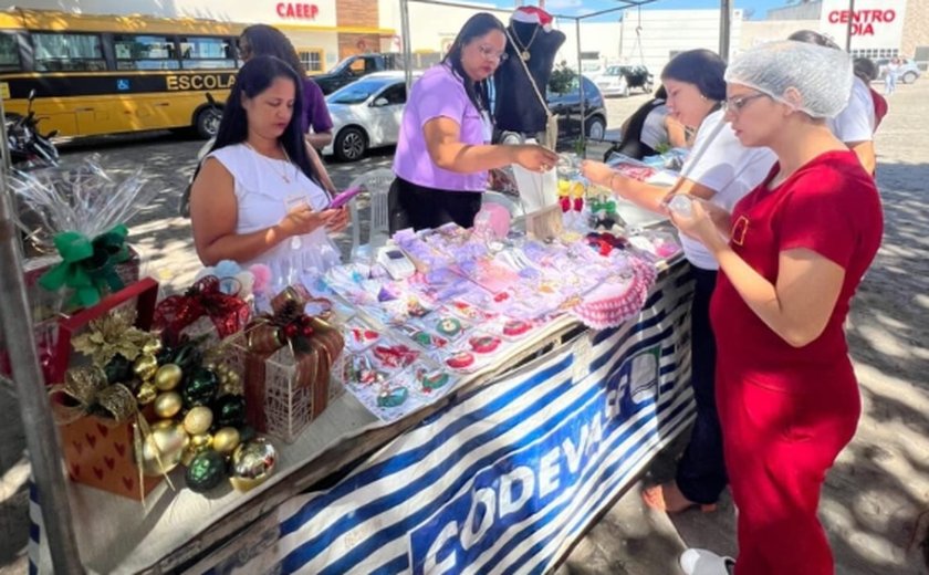 Pestalozzi incentiva o empreendedorismo feminino com feira no centro da cidade