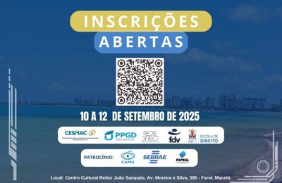 Cesmac promove V Congresso Internacional de Direito e IV Seminário Internacional Estado, Regulação e Transformação Digital