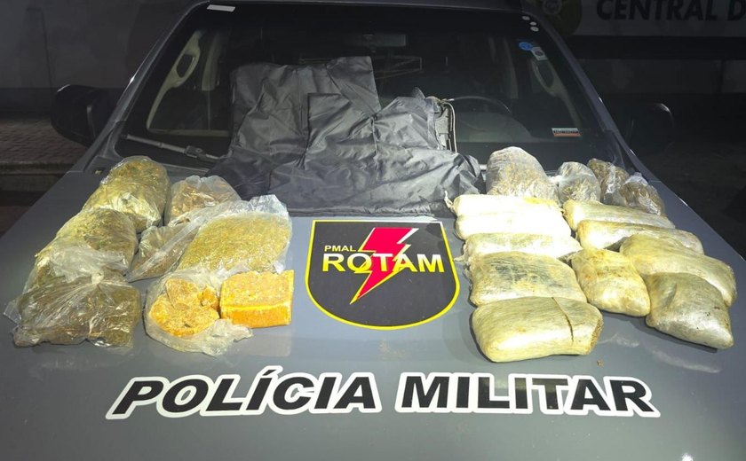 Polícia apreende mais de 5 kg de drogas em residência no Bom Parto, em Maceió