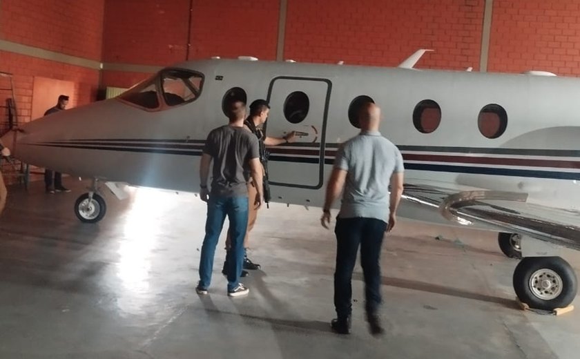 Operação apreende avião por fraudes cometidas em Alagoas