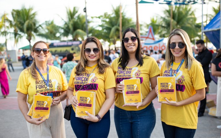 Réveillon de Maceió contará com ações de combate ao assédio contra as mulheres