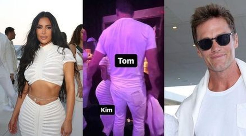 Foto mostra ex-marido de Gisele Bündchen e Kim Kardashian juntos em festa / Foto: Foto: Redes Sociais/ Reprodução