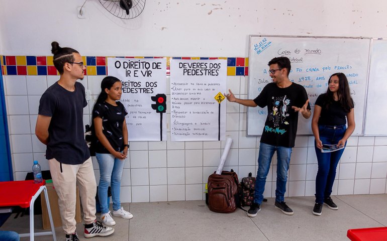 Operação Lei Seca e Edutran promovem ações educativas em escolas públicas de Maceió
