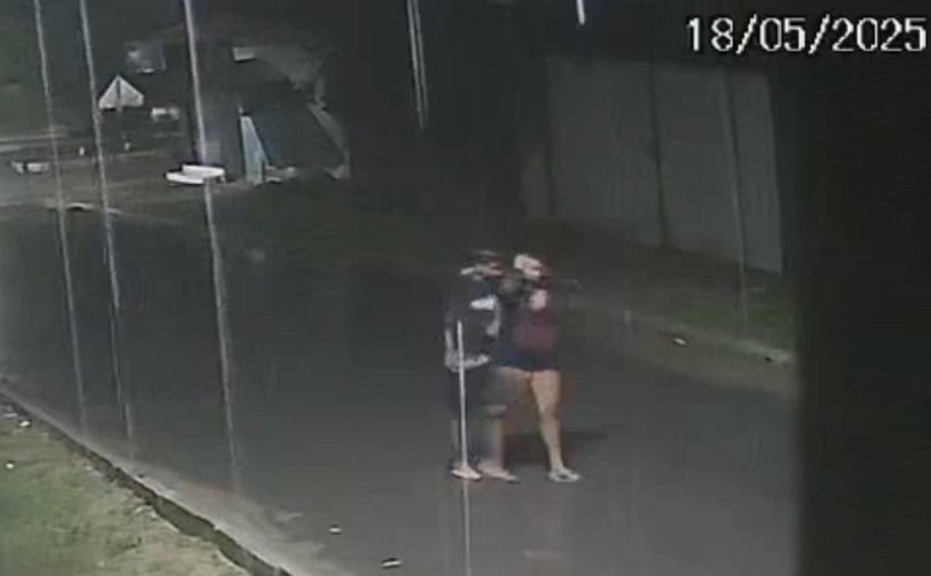 PC divulga imagens para identificar suspeito de envolvimento na morte de adolescente em Rio Largo