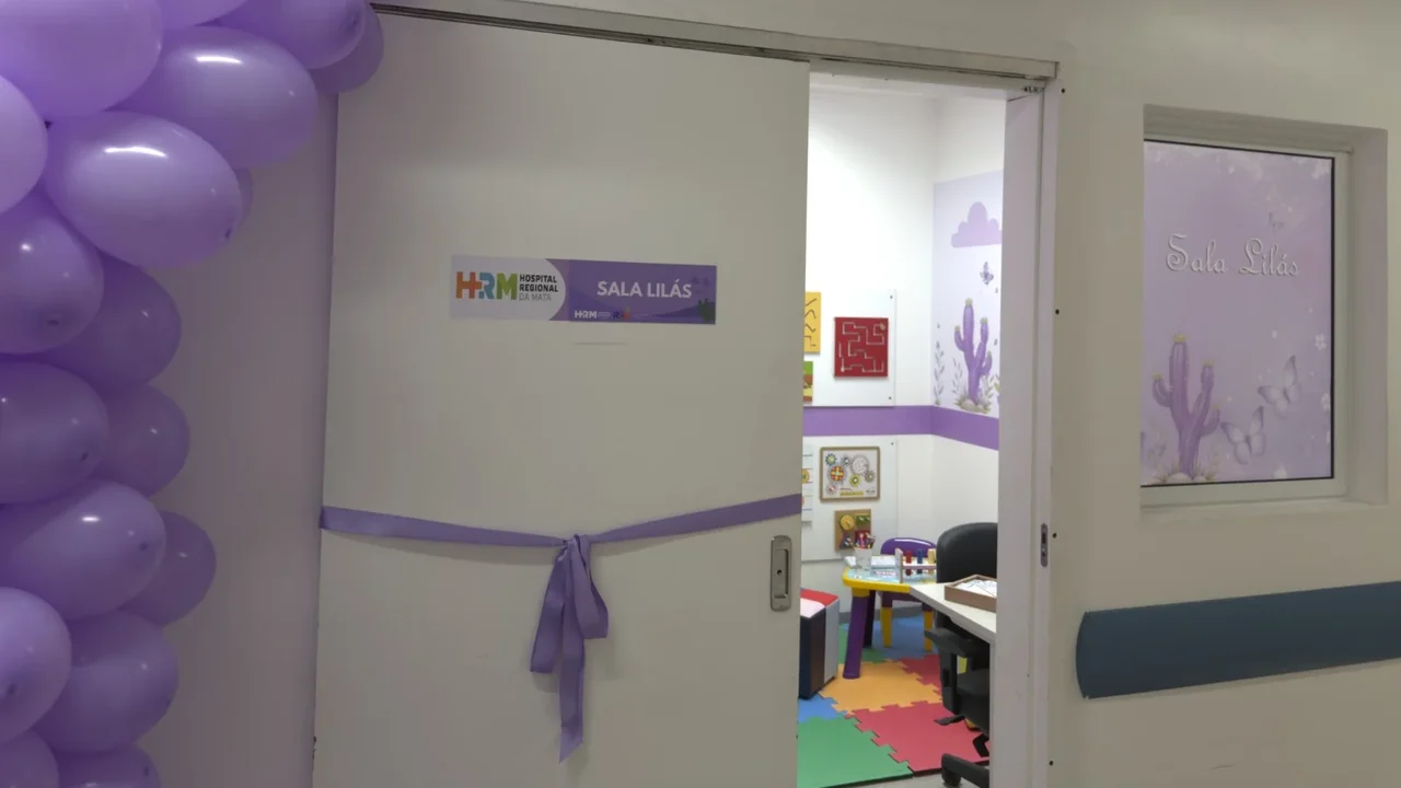 Vítimas de violência podem ser acolhidas na Sala Lilás do Hospital Regional da Mata