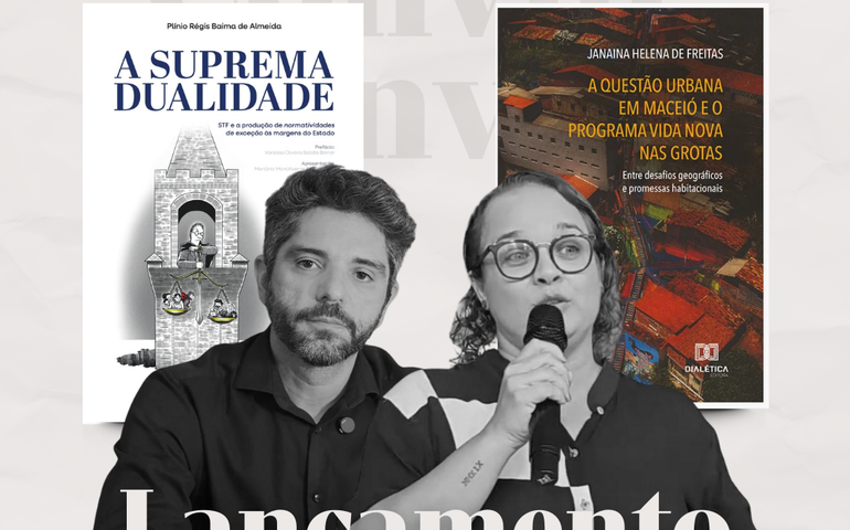 Lançamento de livros debate justiça e desigualdade urbana em Alagoas