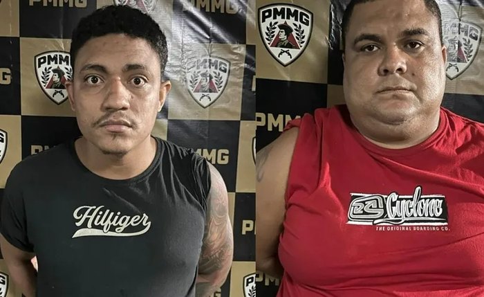 Erick Luciano Antero da Silva, conhecido como “Chupeta”, e Jonathan Fortunato da Silva