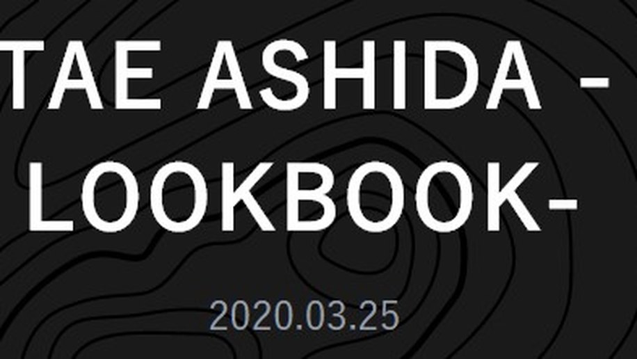 Tae Ashida - Lookbook Double Amplitude - Automne Hiver 2020/2021 - Tokyo