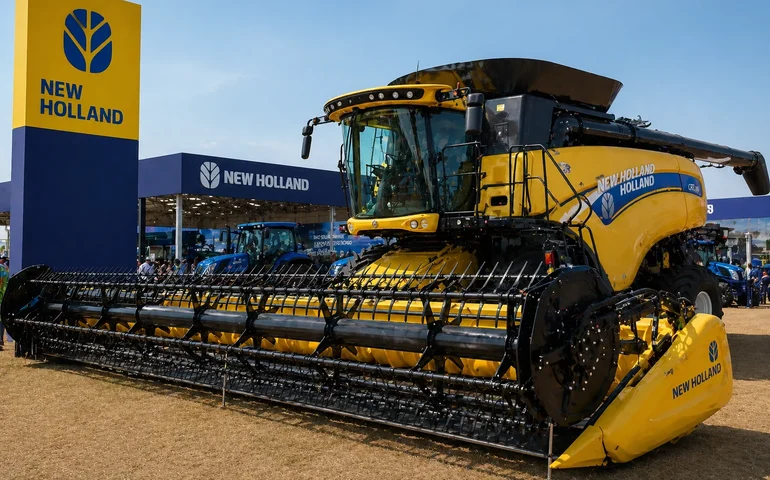 Agrishow: New Holland investe R$ 100 milhões em fábrica de plataforma de colheitadeiras