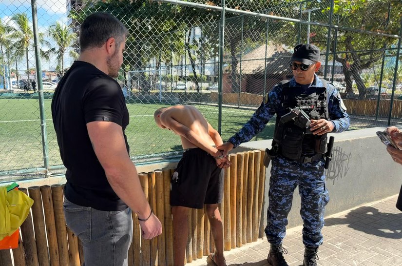 Guarda Municipal intensifica combate ao tráfico e prende criminoso na orla da Pajuçara