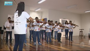 Três anos depois alunos da Orquestra Jovem de Sergipe participam do primeiro recital  