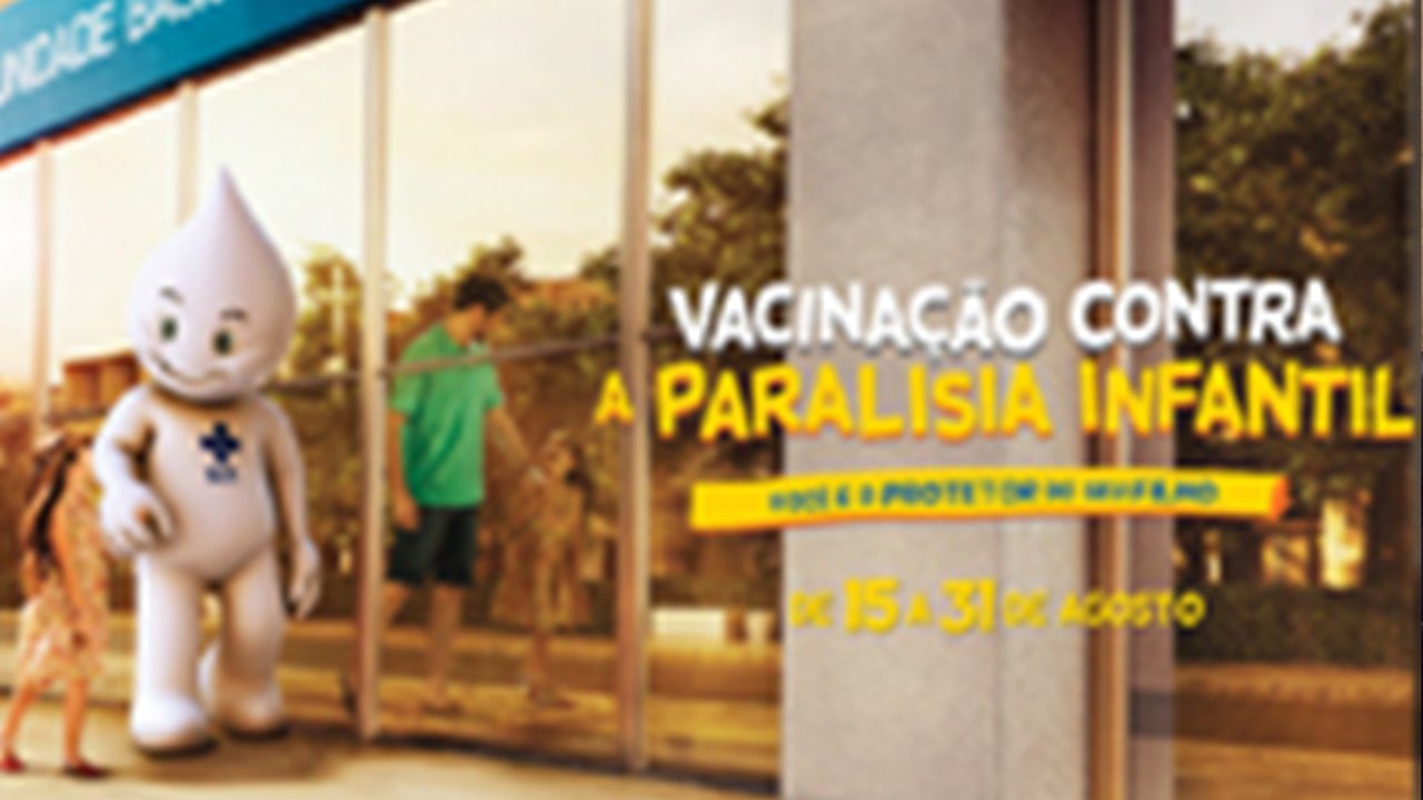 Metade das crianças ainda não foram vacinadas contra a pólio