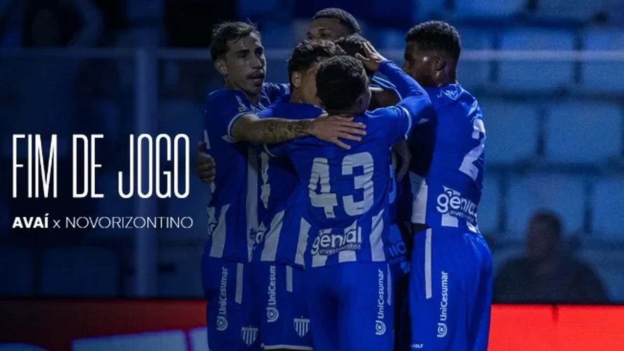 Avaí e Novorizontino empatam em jogo eletrizante com seis gols e reviravoltas