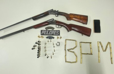 Armas de fogo e drogas são apreendidas pela PM em ações no Agreste