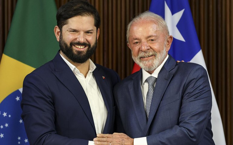 Em Brasília, Lula e Boric reafirmam parceria e defendem o multilateralismo