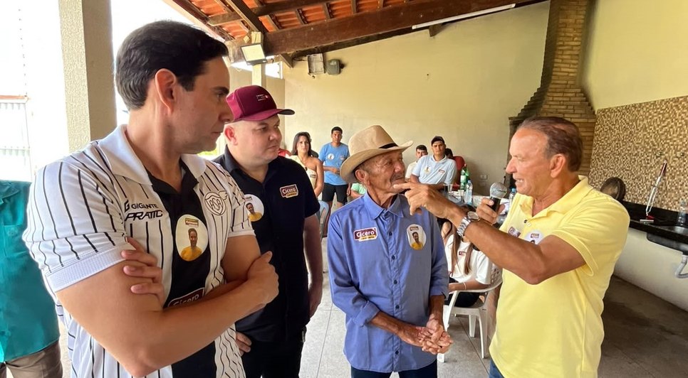 Kelmann e Cícero Cavalcante fizeram agenda conjunta pelo Agreste de Alagoas