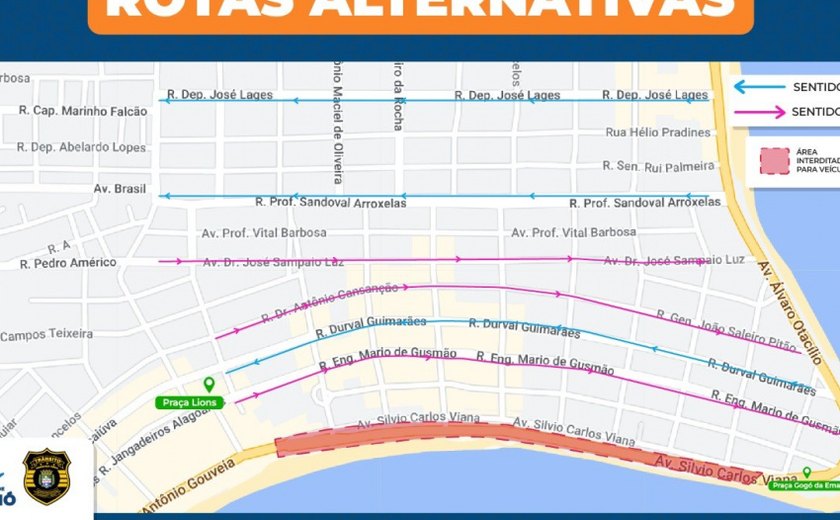 Abertura do Natal de Todos Nós modifica trânsito da orla nesta quarta-feira (7)