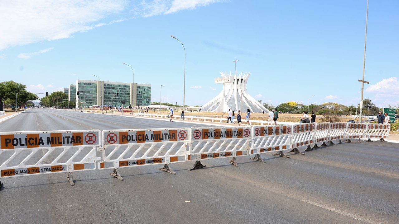 Acesso à Esplanada será controlado no domingo