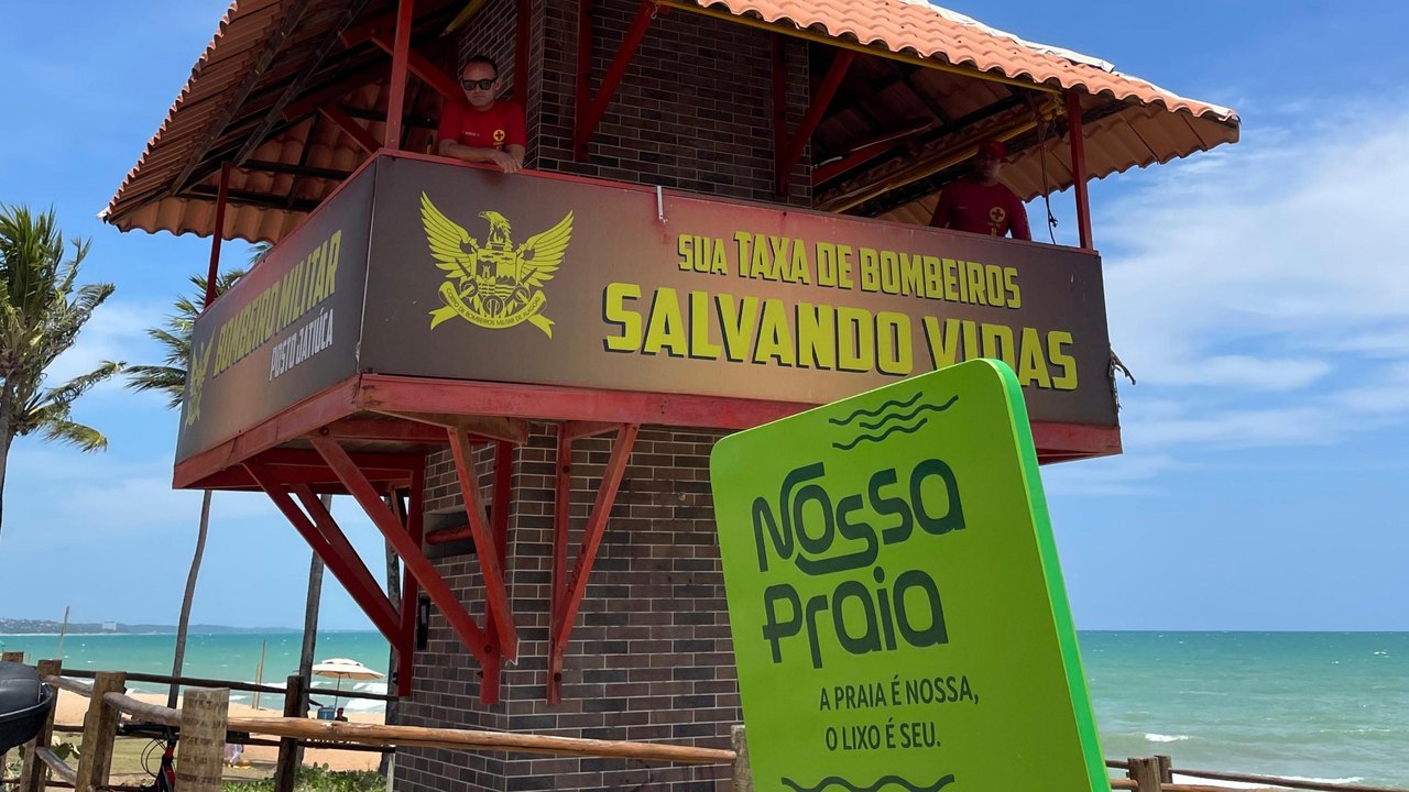 Nossa Praia: Parceria entre projeto do IMA e Corpo de Bombeiros reforça segurança e conscientização no verão