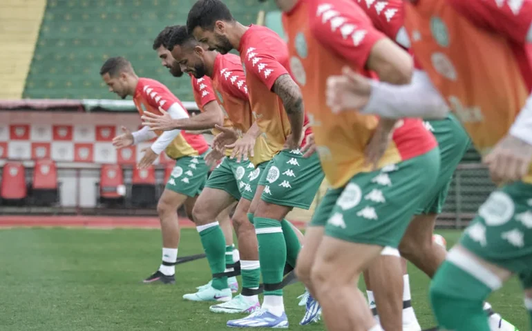Com dúvidas, Guarani encerra preparação para encarar o Operário-PR na Série B