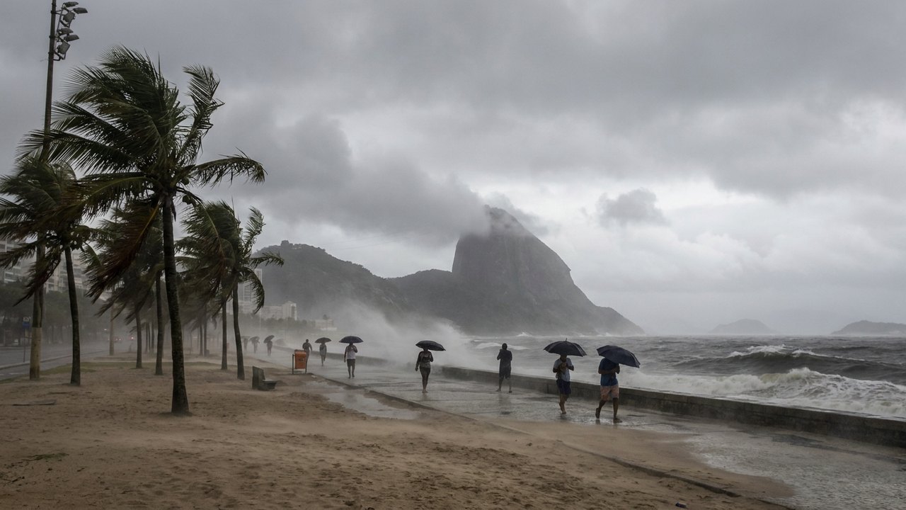 Rio tem alerta de perigo de vendavais para sexta, segundo Inmet e Climatempo