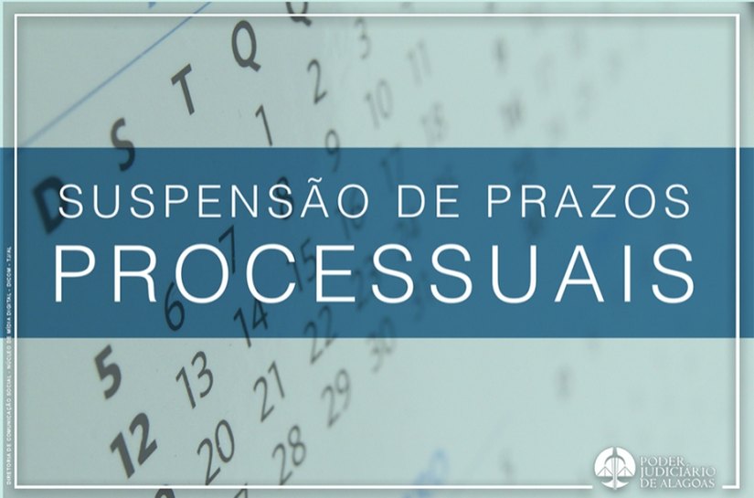 Tribunal de Justiça suspende prazos e atividades do 8º Juizado de Maceió