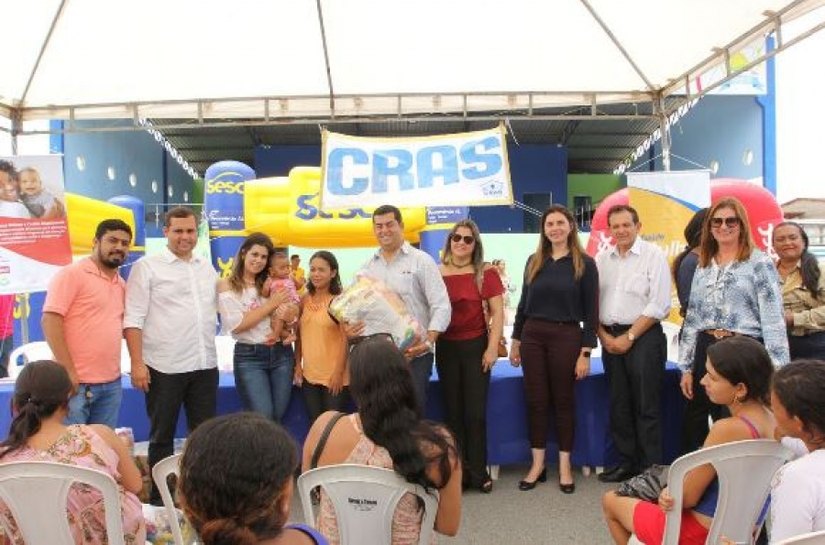 Seades e Sesc realizam a entrega de cestas nutricionais em Junqueiro