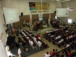 Culto matutino do Congresso de Militares, na sexta-feira