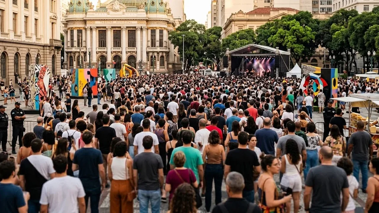 Após sucesso de público, Semana de Arte do Rio deve voltar em setembro de 2027: 'Foi uma experiência de praça de subúrbio em todo o Centro'