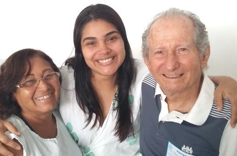 Emoção e surpresas marcam visita dos primeiros diretores da Santa Mônica