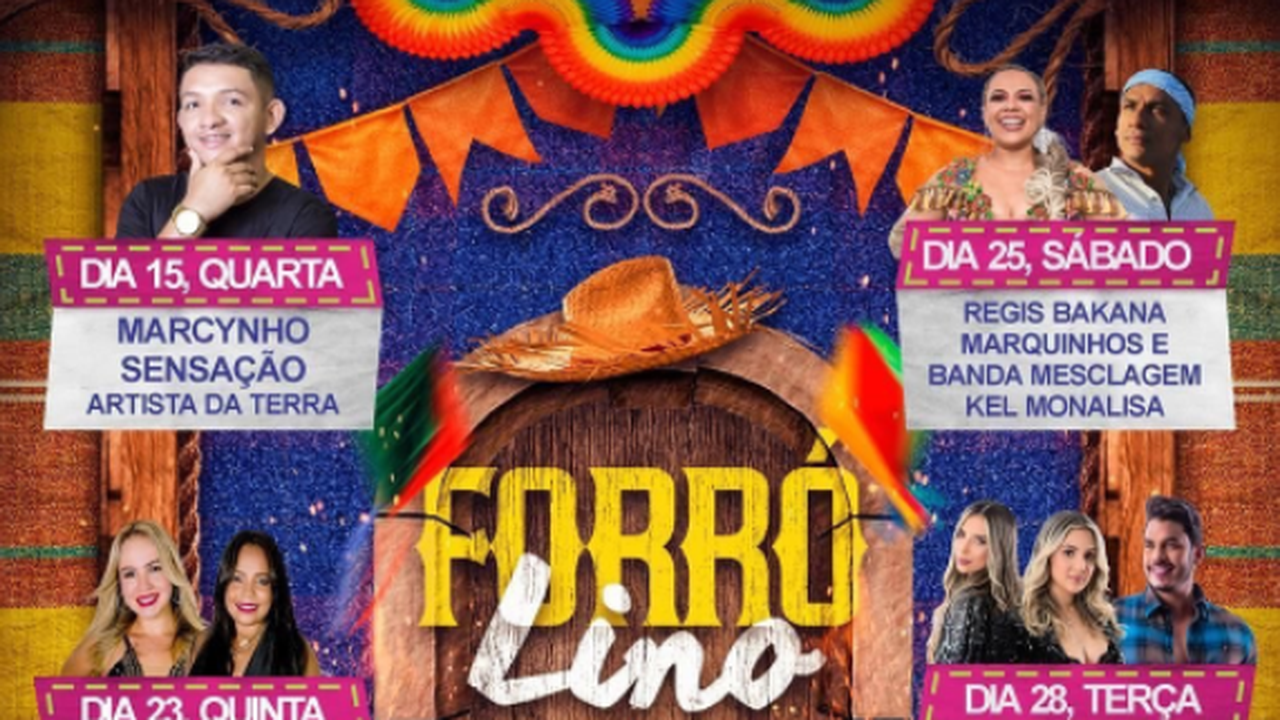 O melhor da região: prefeita Marcela Gomes anuncia a programação oficial do 1º ForróLino