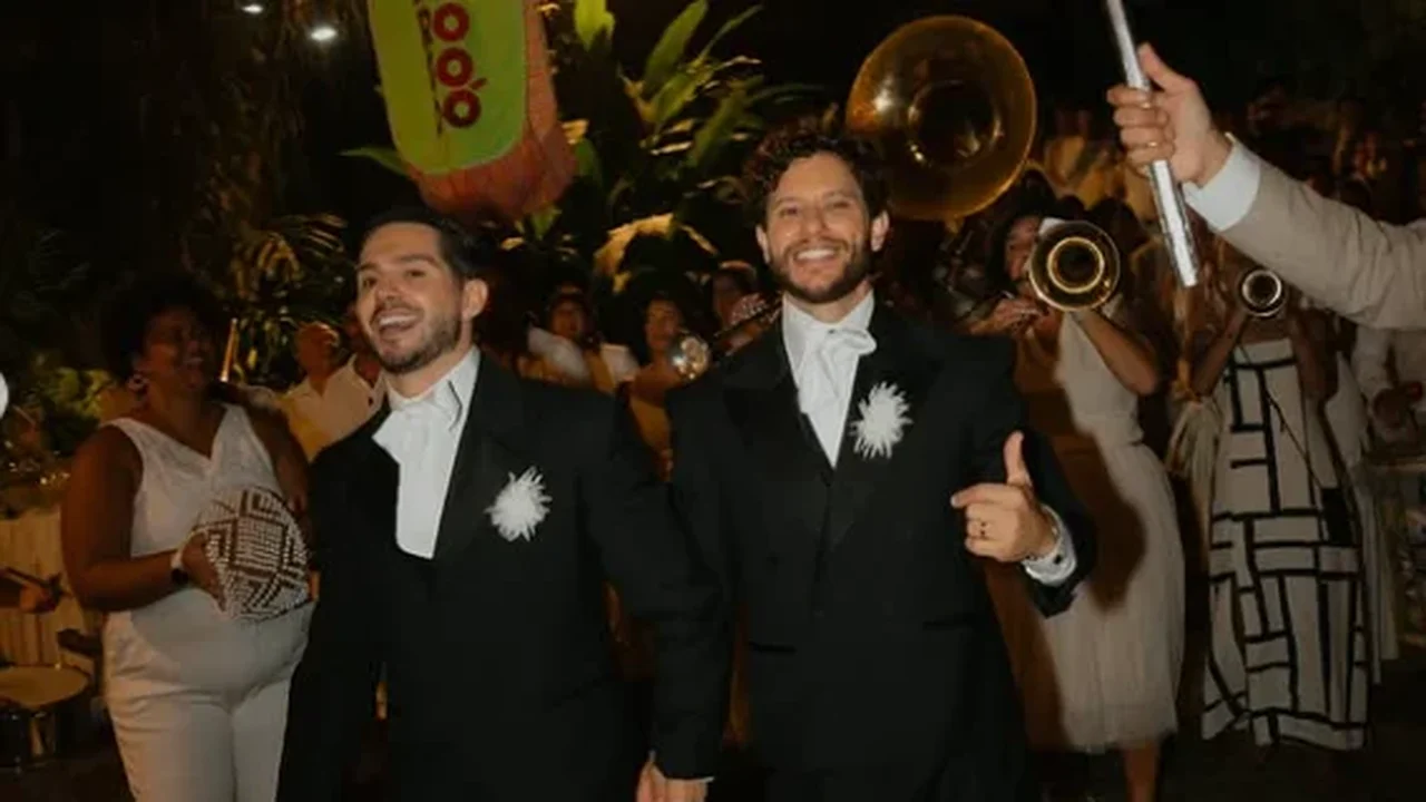 'Nunca sonhei em casar, construir uma família e ter alguém para sempre', diz Heron Leal nos votos do casamento com Igor Cosso; vídeo