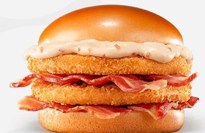 A família “Baconzudos do Bob’s” aumentou: Agora tem bacon em dobro no sanduíche de frango 
